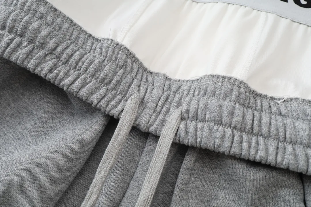 Trompe L'oeil Layered Logo Sweat Shorts D20522579 — view 15