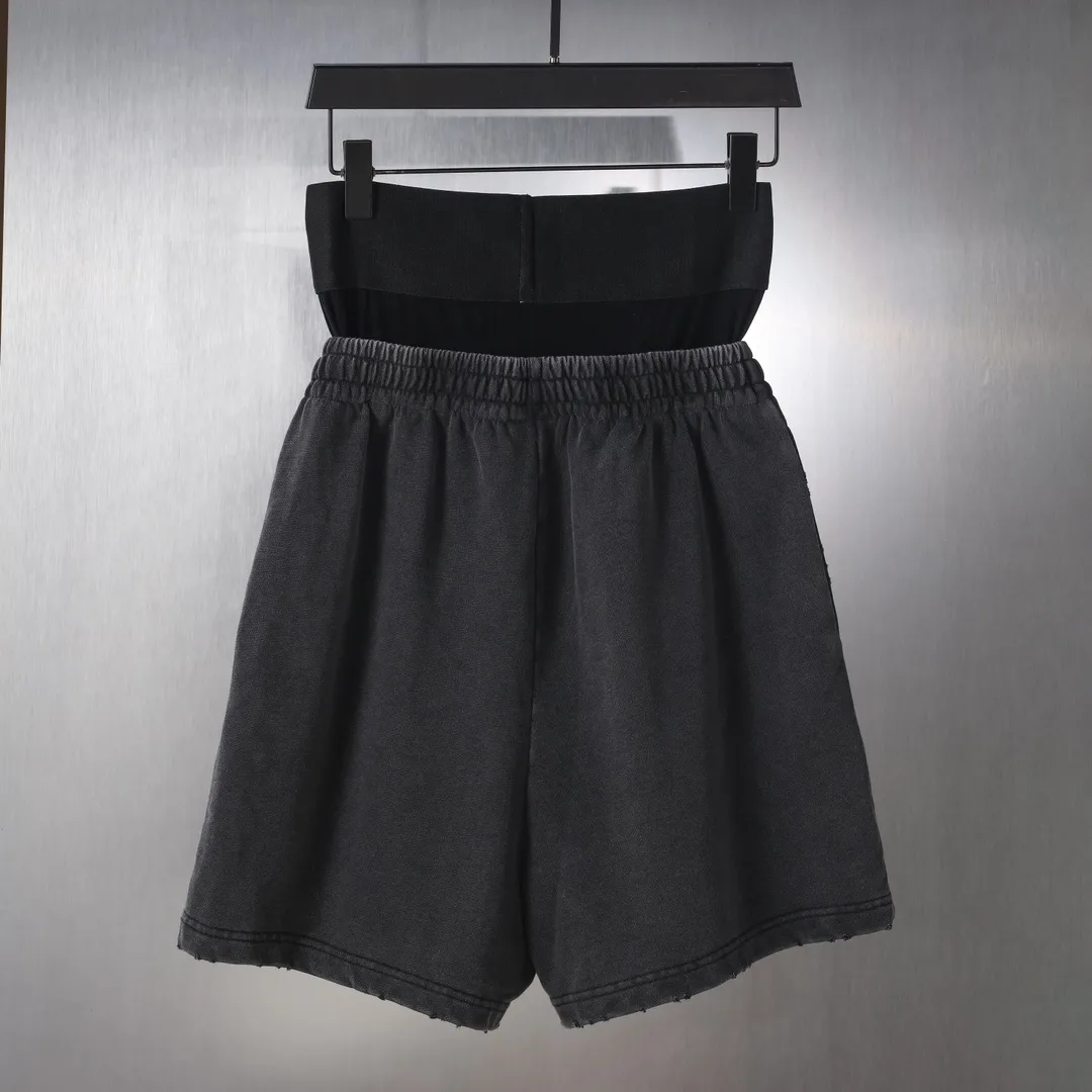 Trompe L'oeil Layered Logo Sweat Shorts D20522579 — view 20
