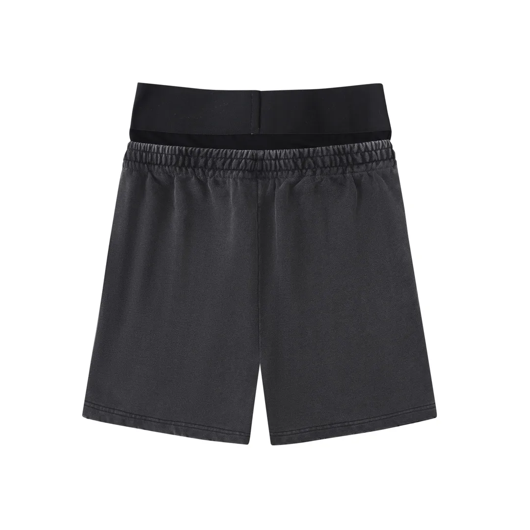 Trompe L'oeil Layered Logo Sweat Shorts D20522579 — view 29