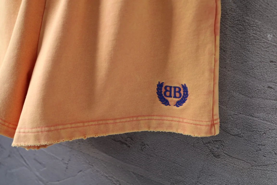 Embroidered Washed Cotton Jersey Shorts D19922550 — view 21