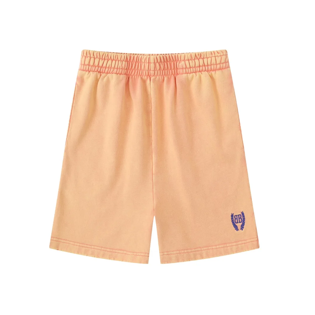 Embroidered Washed Cotton Jersey Shorts D19922550 — view 28
