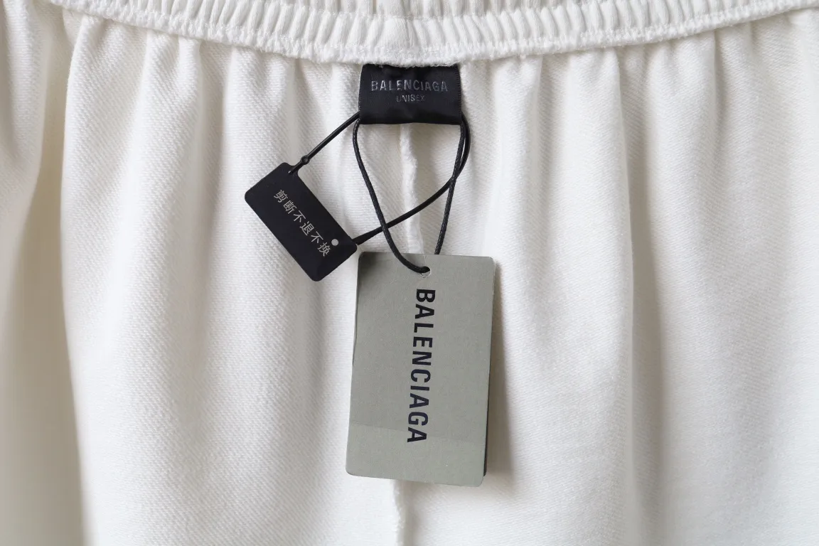 Embroidered Logo Raw-Hem Sweat Shorts D19922597 — view 9