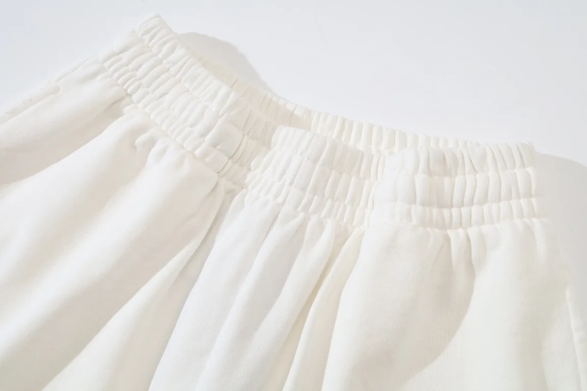 Embroidered Logo Raw-Hem Sweat Shorts D19922597 — view 14