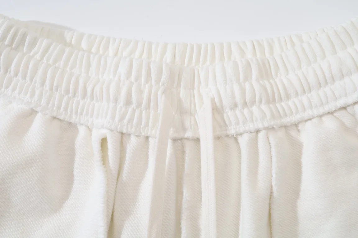 Embroidered Logo Raw-Hem Sweat Shorts D19922597 — view 16