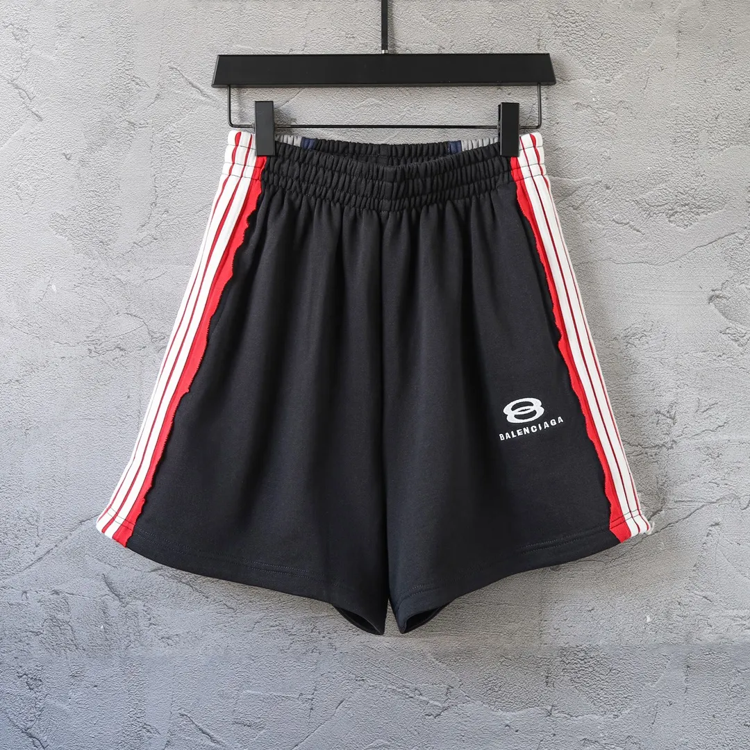 8B Embroidered Side-Stripe Knit Shorts D20922596