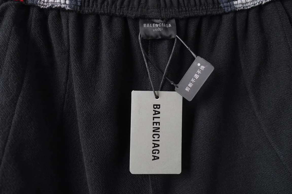 8B Embroidered Side-Stripe Knit Shorts D20922596 — view 8