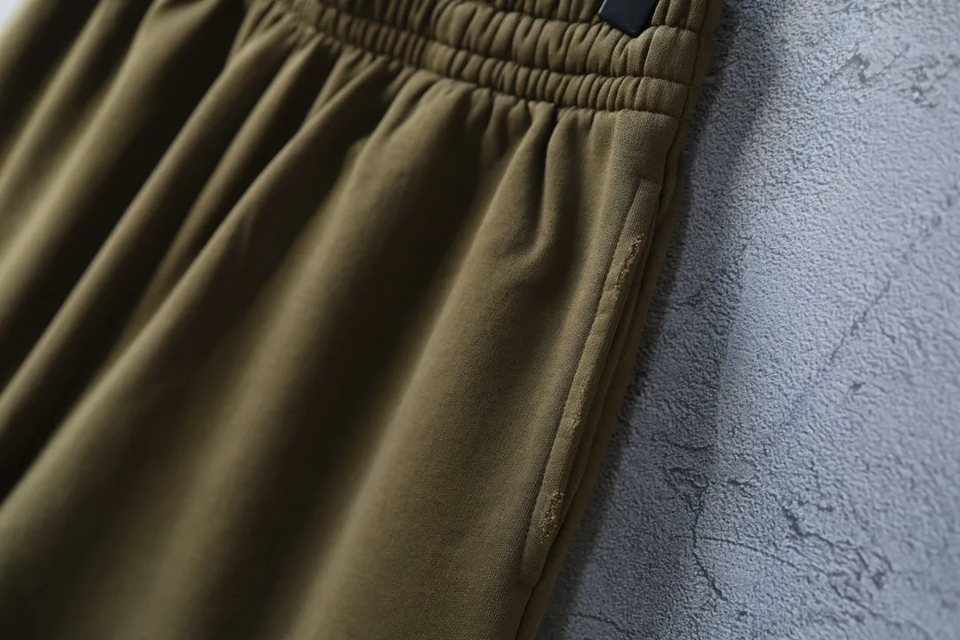 Distressed Logo Print Cotton Shorts D20922593 — view 5