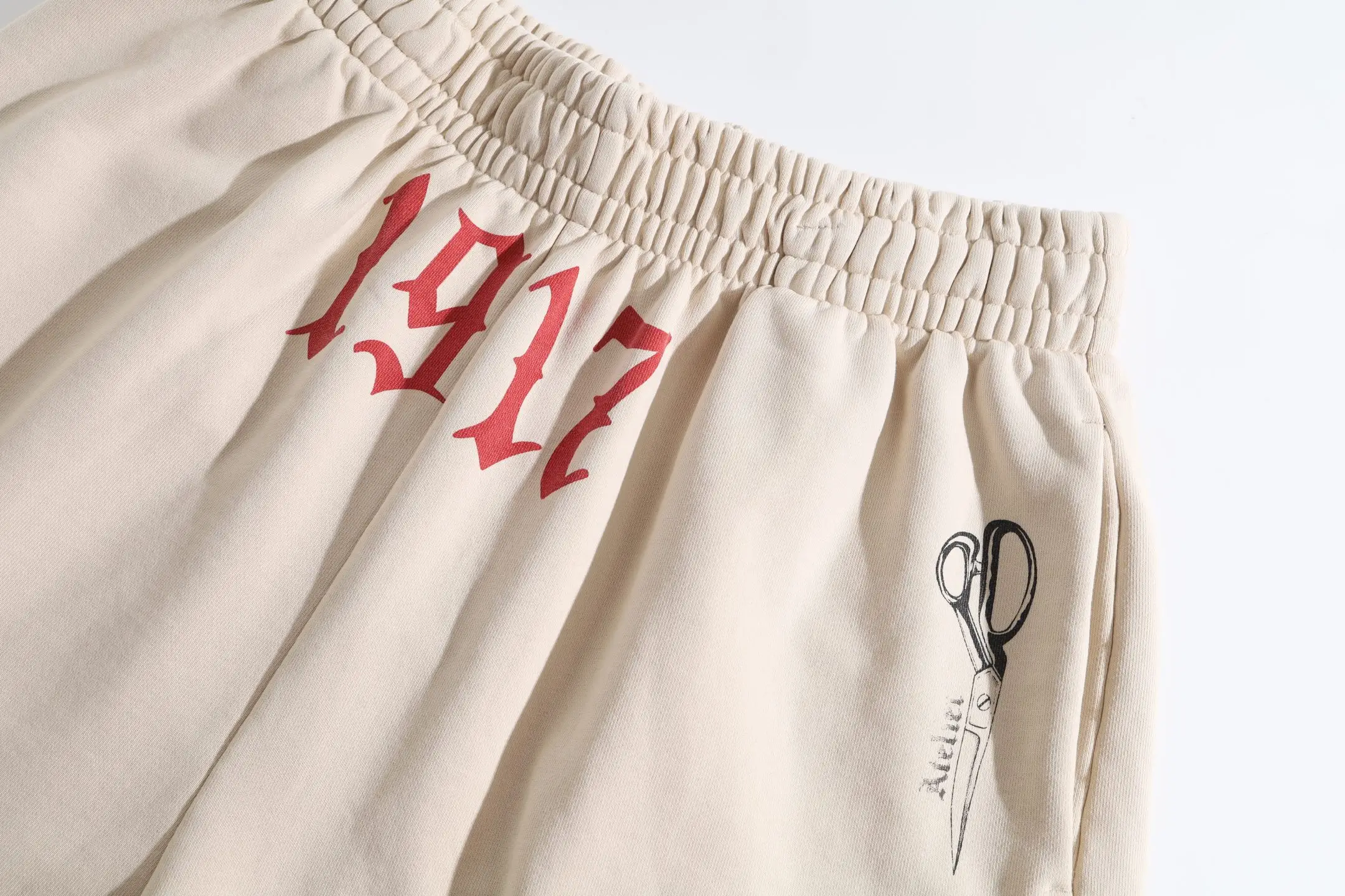 Graffiti Print Cotton Jersey Shorts D21922573 — view 12