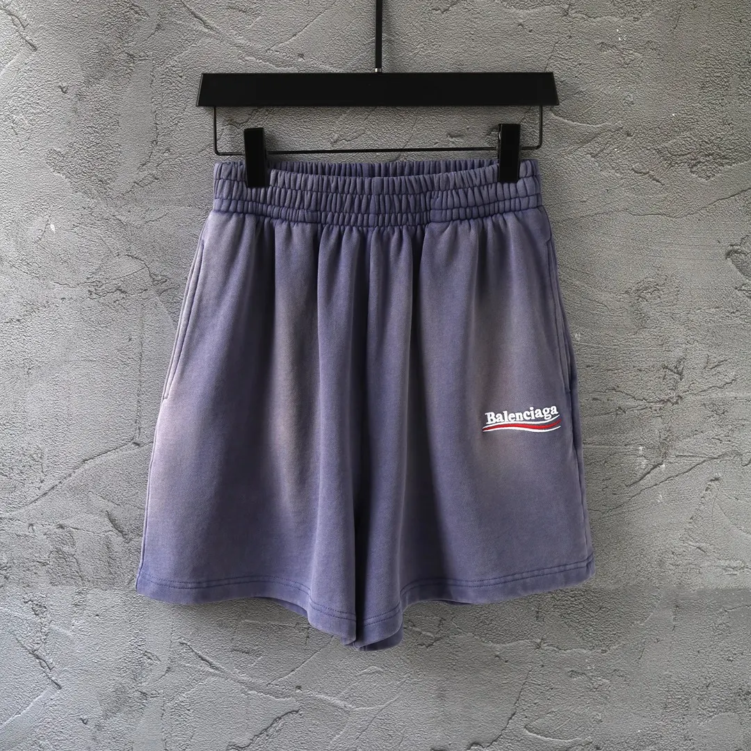 Logo Print Washed Cotton Shorts D19522601