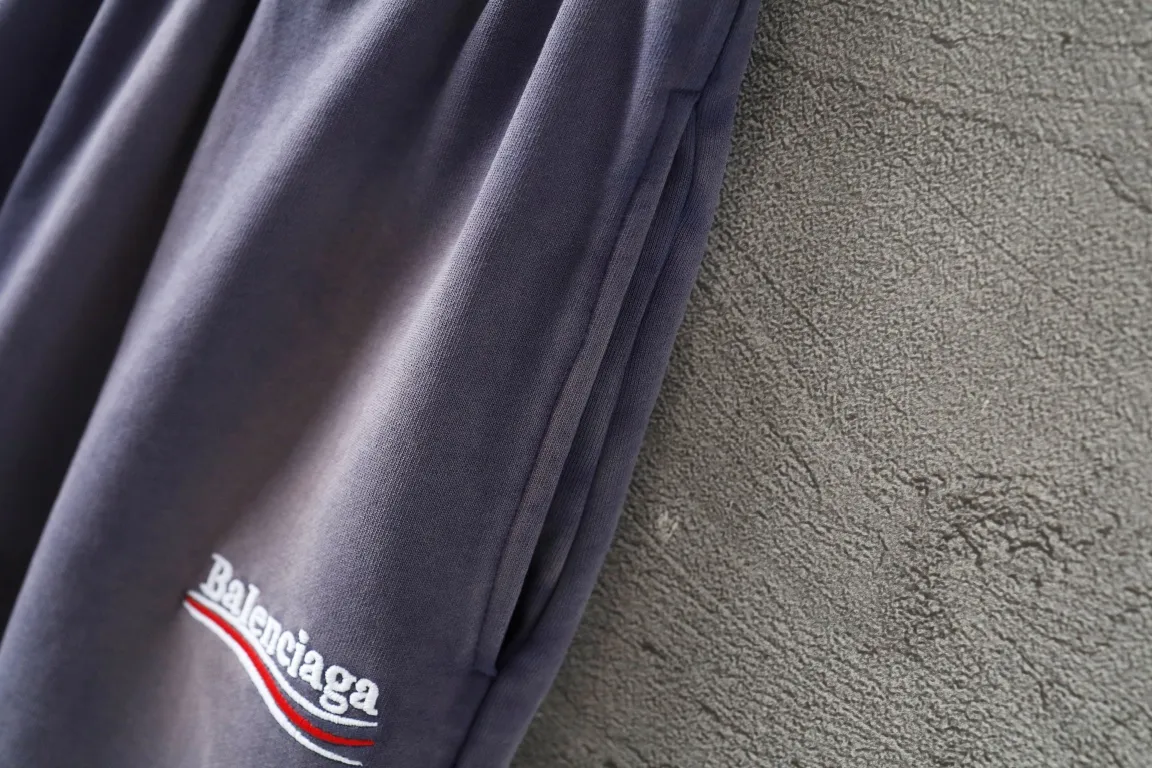 Logo Print Washed Cotton Shorts D19522601 — view 4