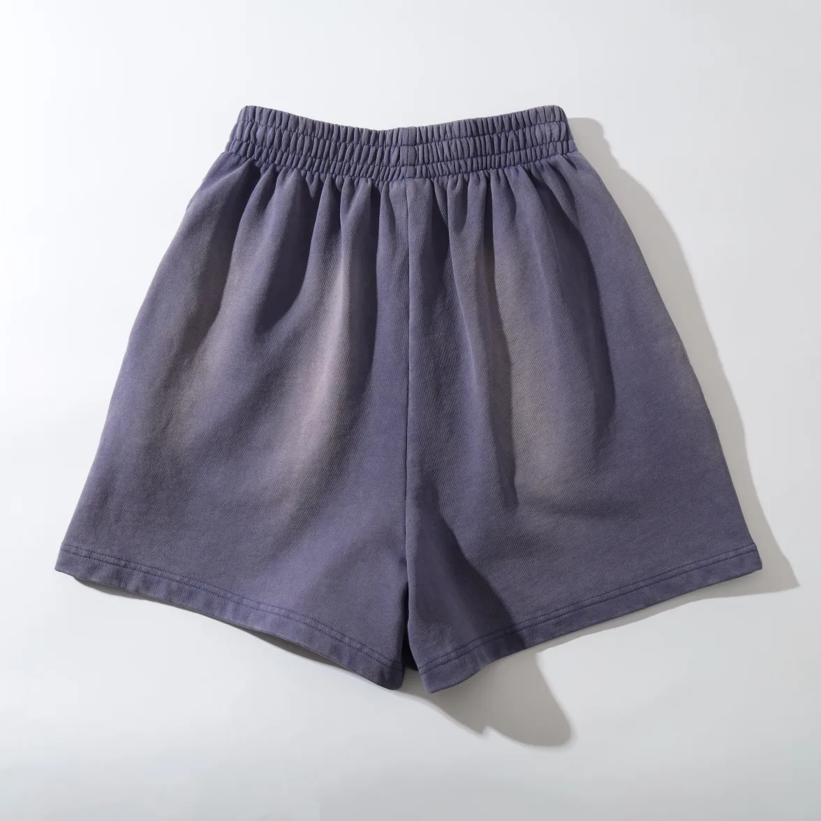 Logo Print Washed Cotton Shorts D19522601 — view 11