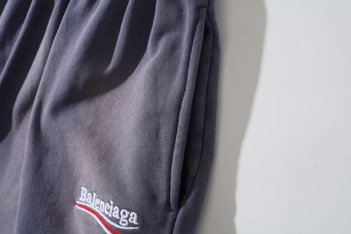 Logo Print Washed Cotton Shorts D19522601 — view 15