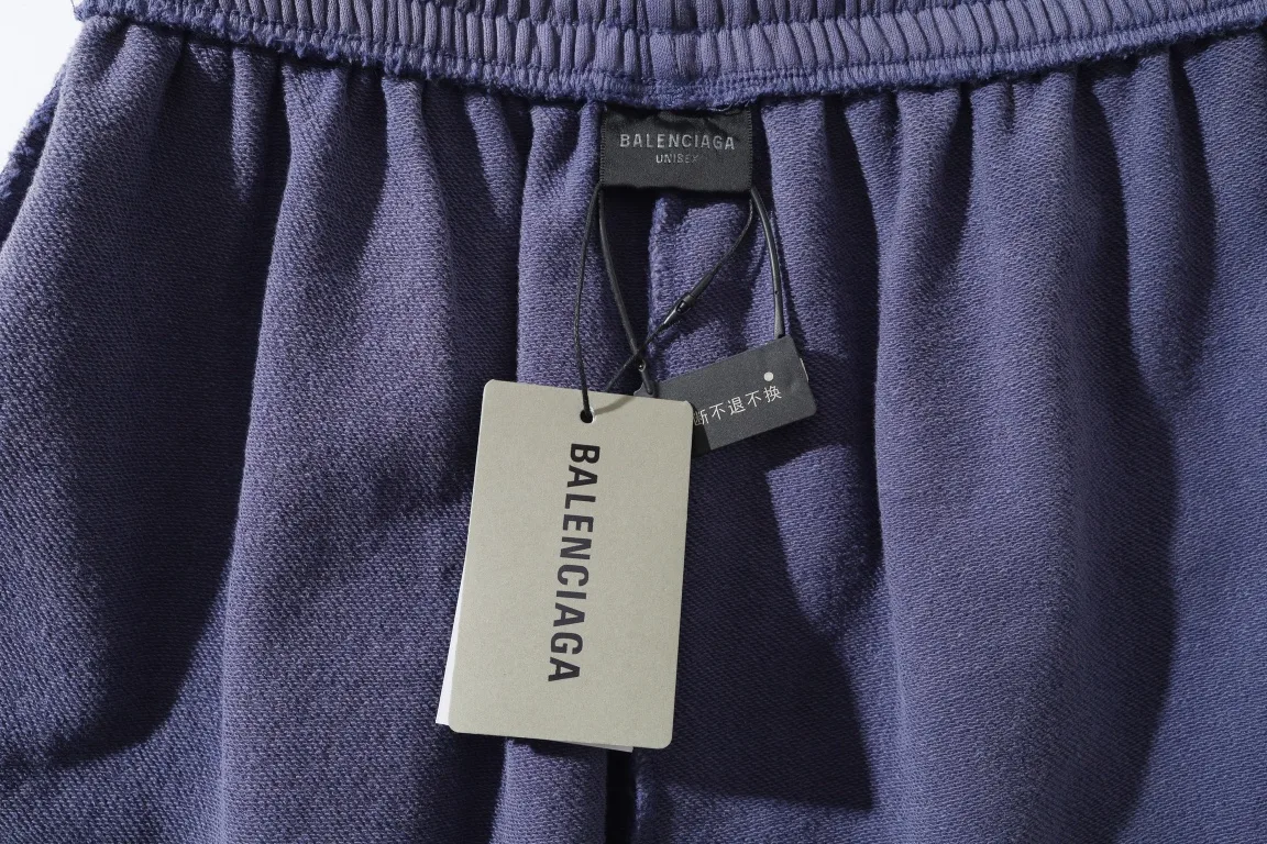 Logo Print Washed Cotton Shorts D19522601 — view 18