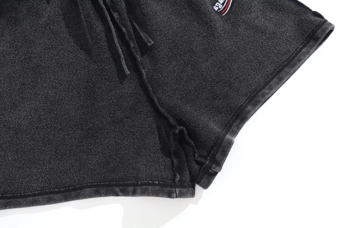 Logo Embroidered Washed Cotton Sweat Shorts D22522613 — view 15