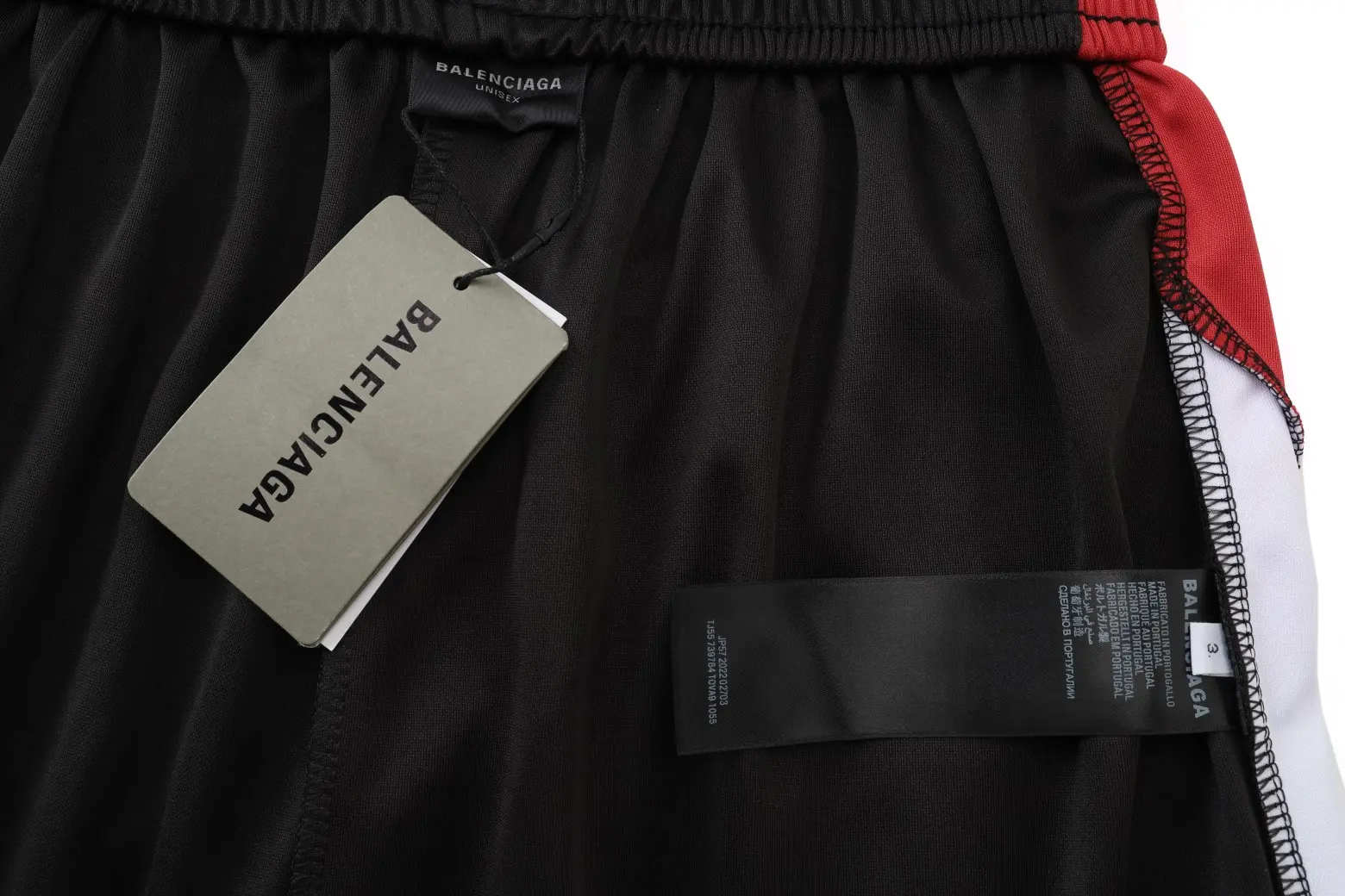 3B Logo Color-Block Mesh Sports Shorts D11920091 — view 8