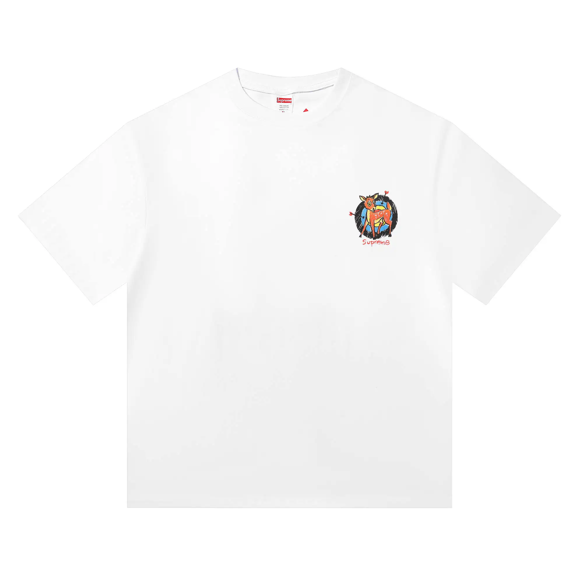 Supreme Deer Graphic Print T-Shirt D4816069