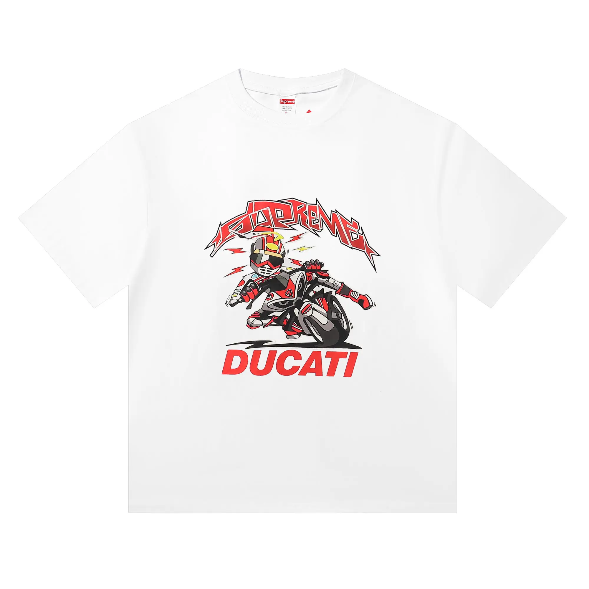 Supreme x Ducati Graphic Print T-Shirt D4816067