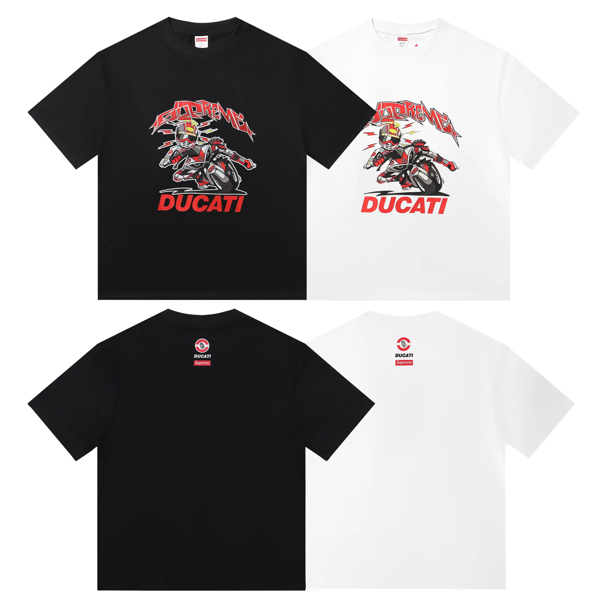 Supreme x Ducati Graphic Print T-Shirt D4816067 — view 2