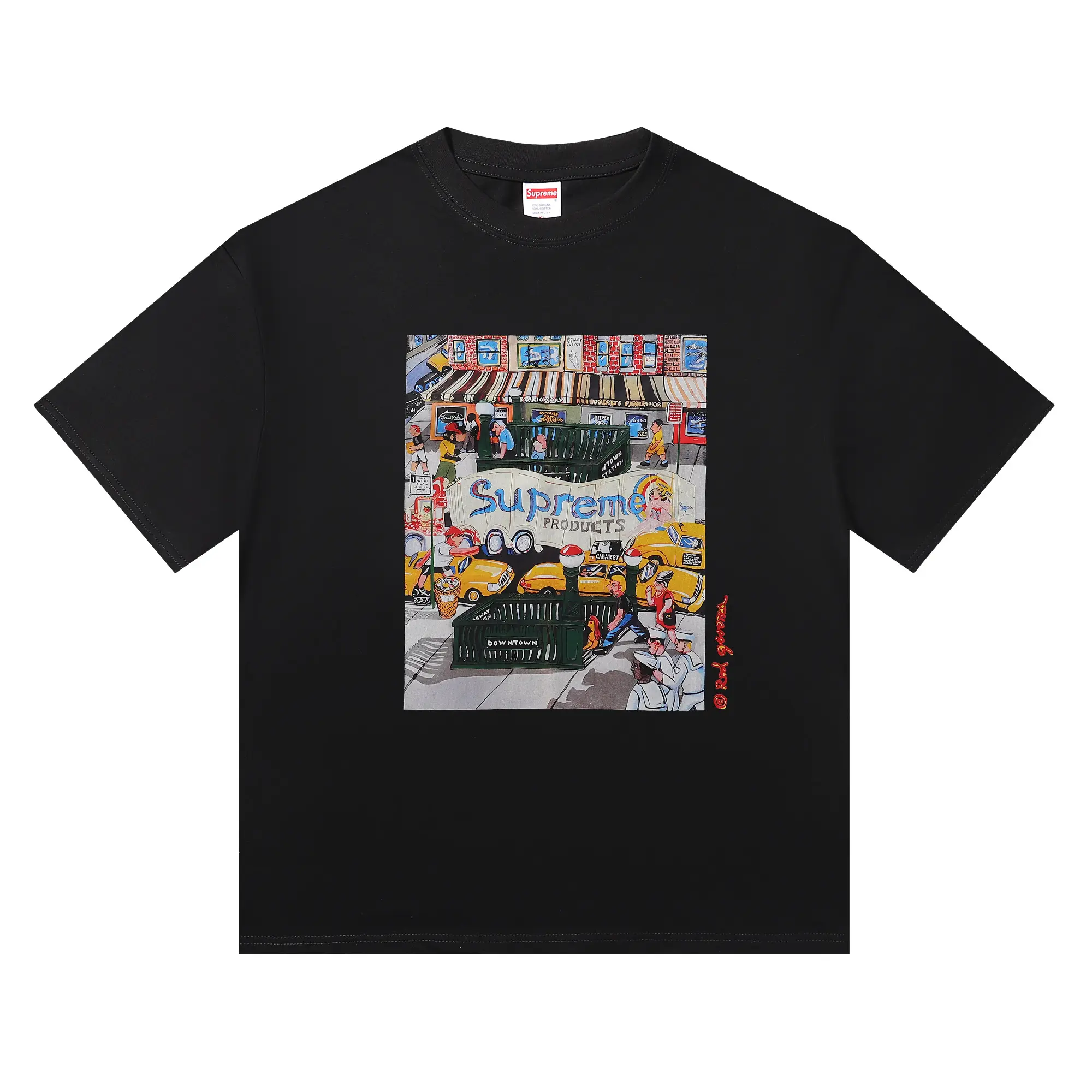 Supreme Manhattan Graphic Print T-Shirt D4515803