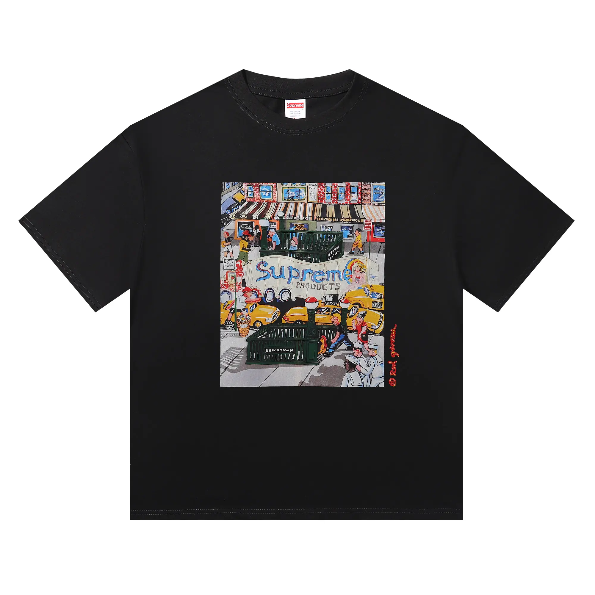 Supreme Manhattan Graphic Print T-Shirt D4515803
