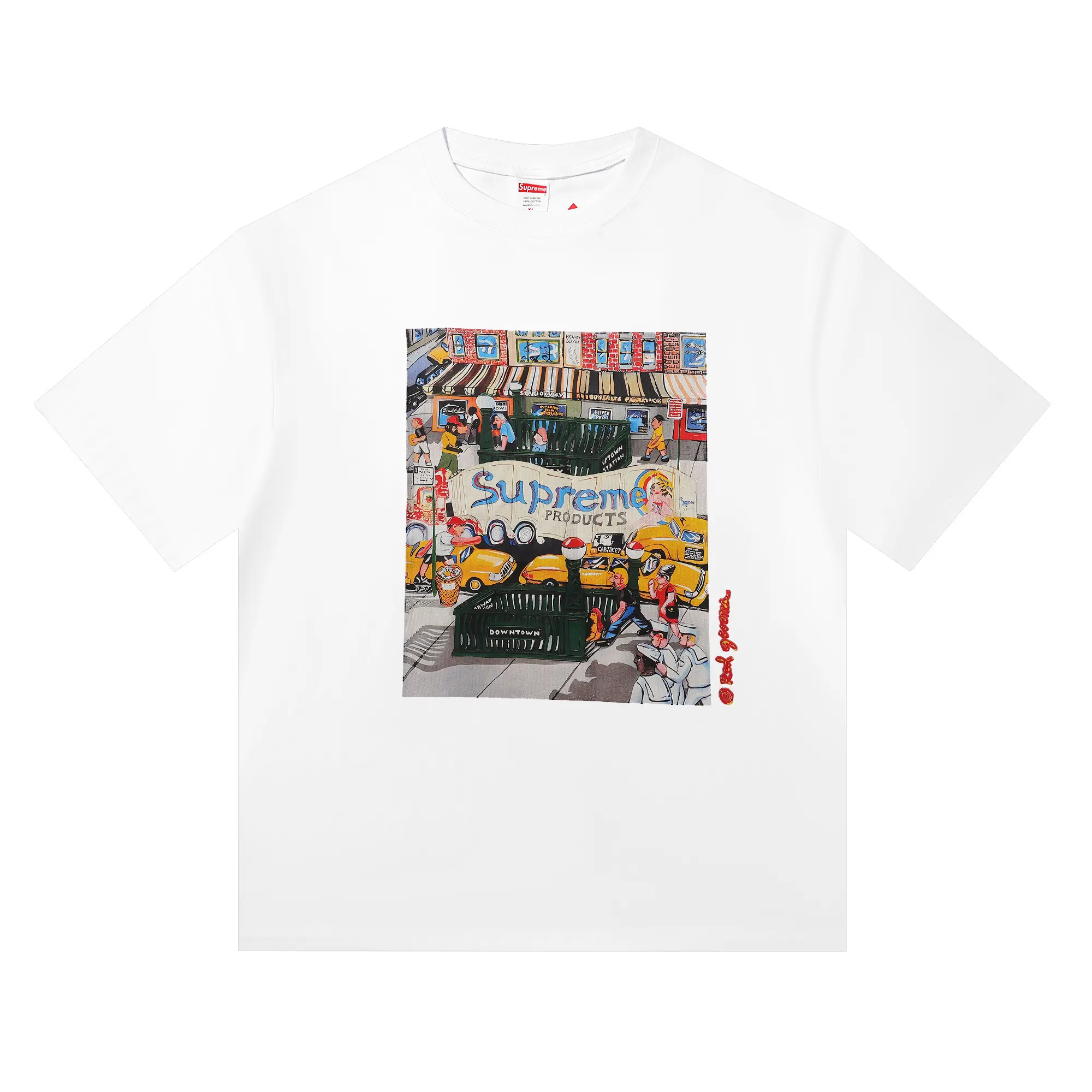 Supreme Manhattan Graphic Print T-Shirt D4515803 — view 3
