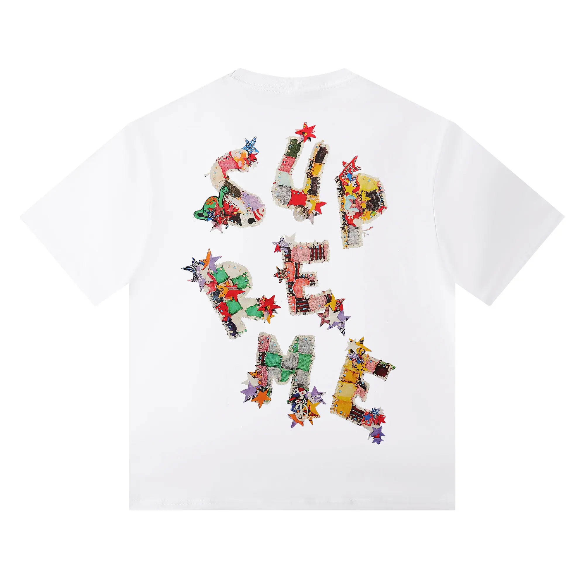 Supreme Logo Print Cotton T-Shirt D9512085 — view 4