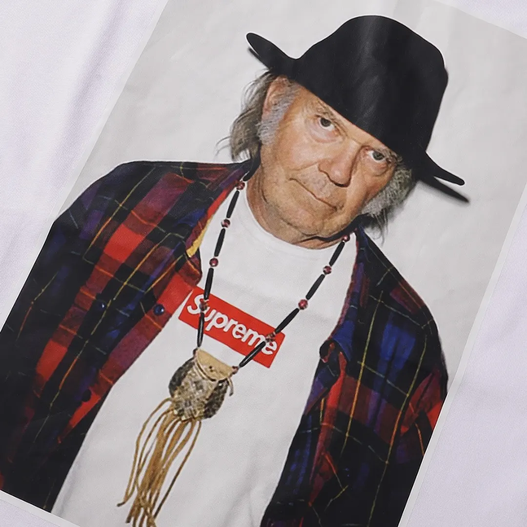 Neil Young Portrait Graphic T-Shirt D4816064 — view 3