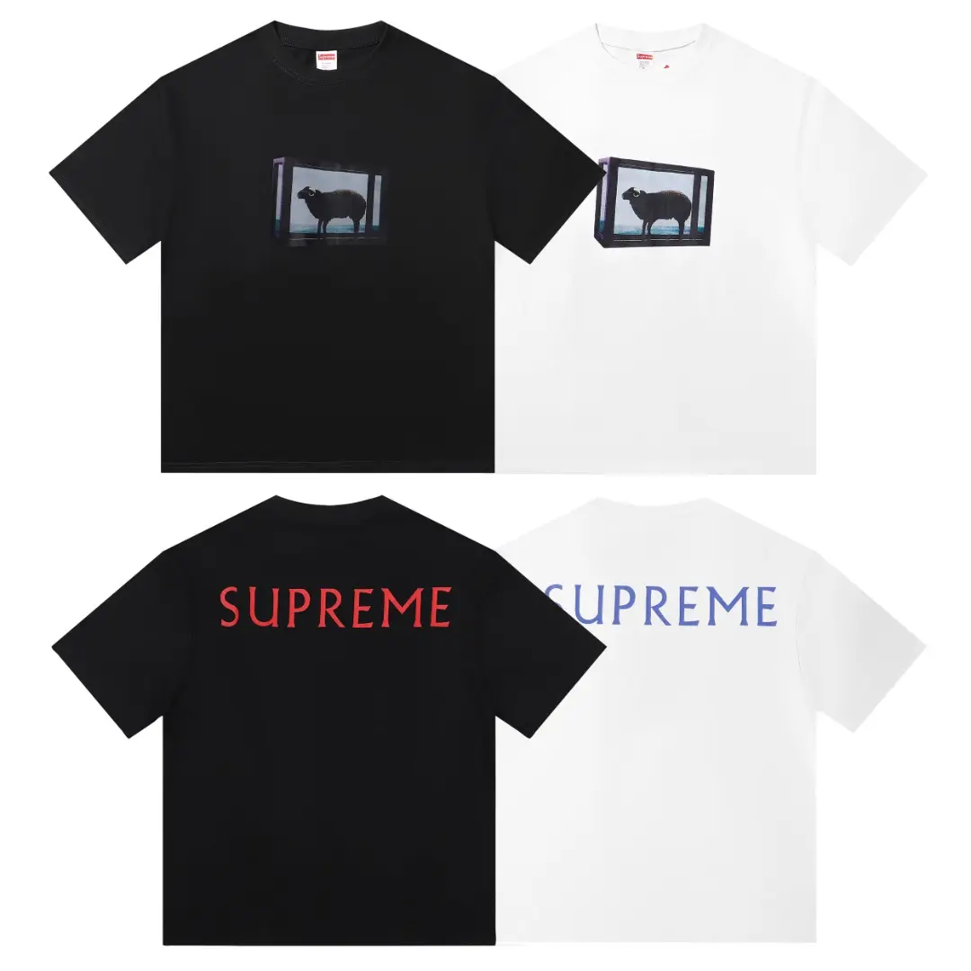 Supreme Damien Hirst Black Sheep Graphic T-Shirt D3815802
