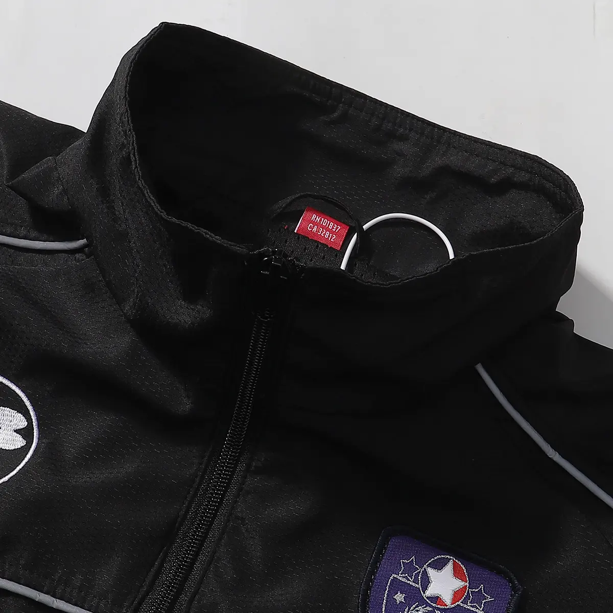 Reflective Embroidered Half-Zip Anorak D13015900 — view 2