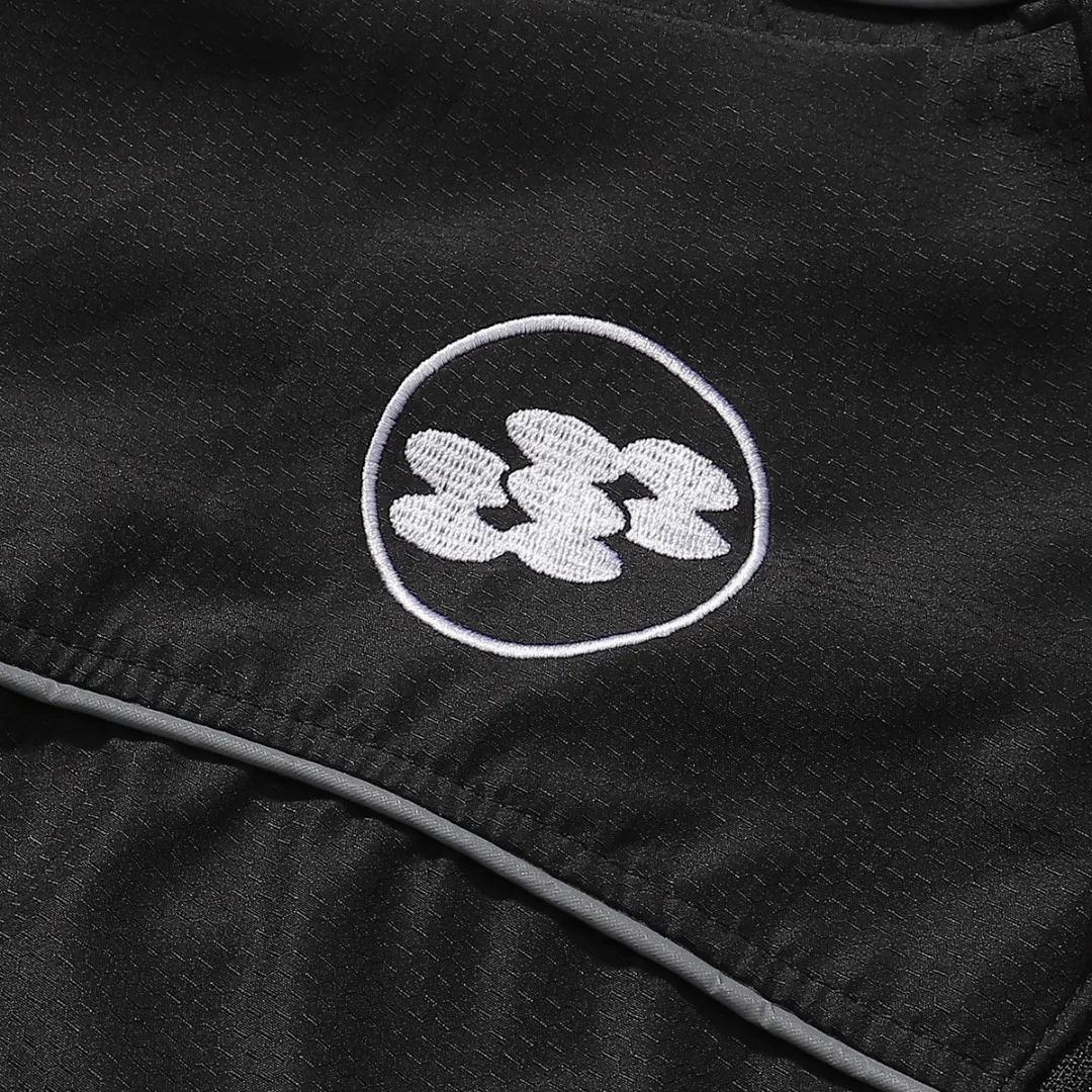 Reflective Embroidered Half-Zip Windbreaker D18012065 — view 3