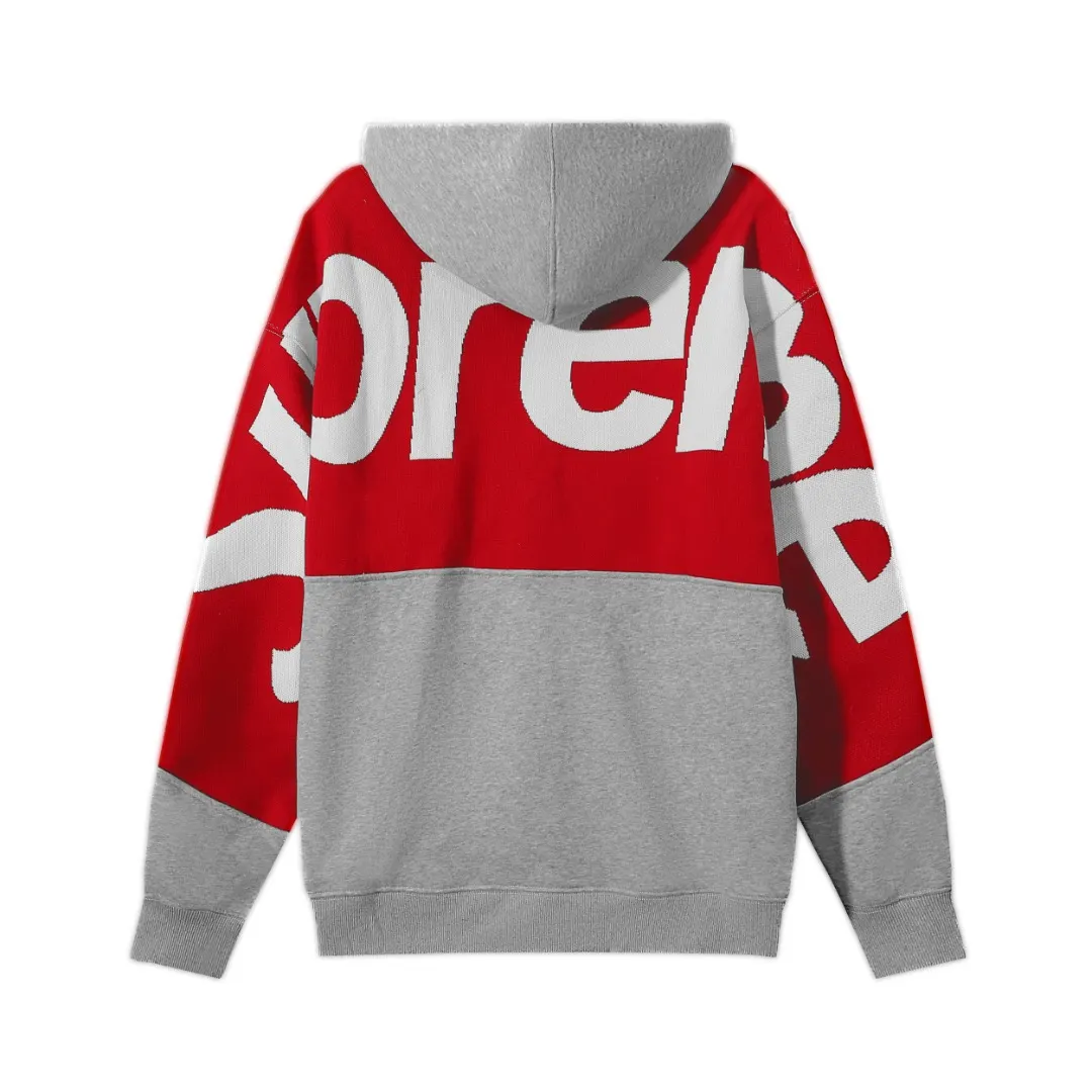 Supreme Big Logo Knit Hooded Sweater D15512126 — view 4