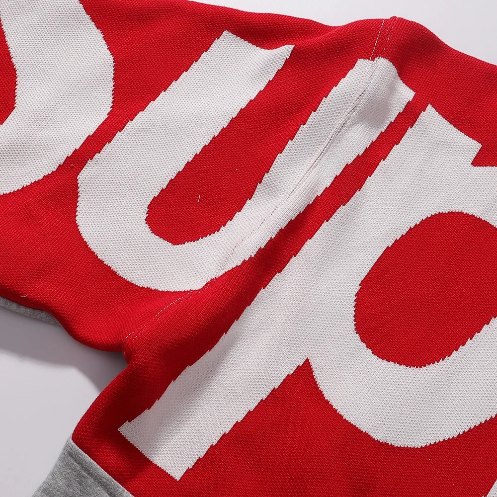 Supreme Big Logo Knit Hooded Sweater D15512126 — view 7
