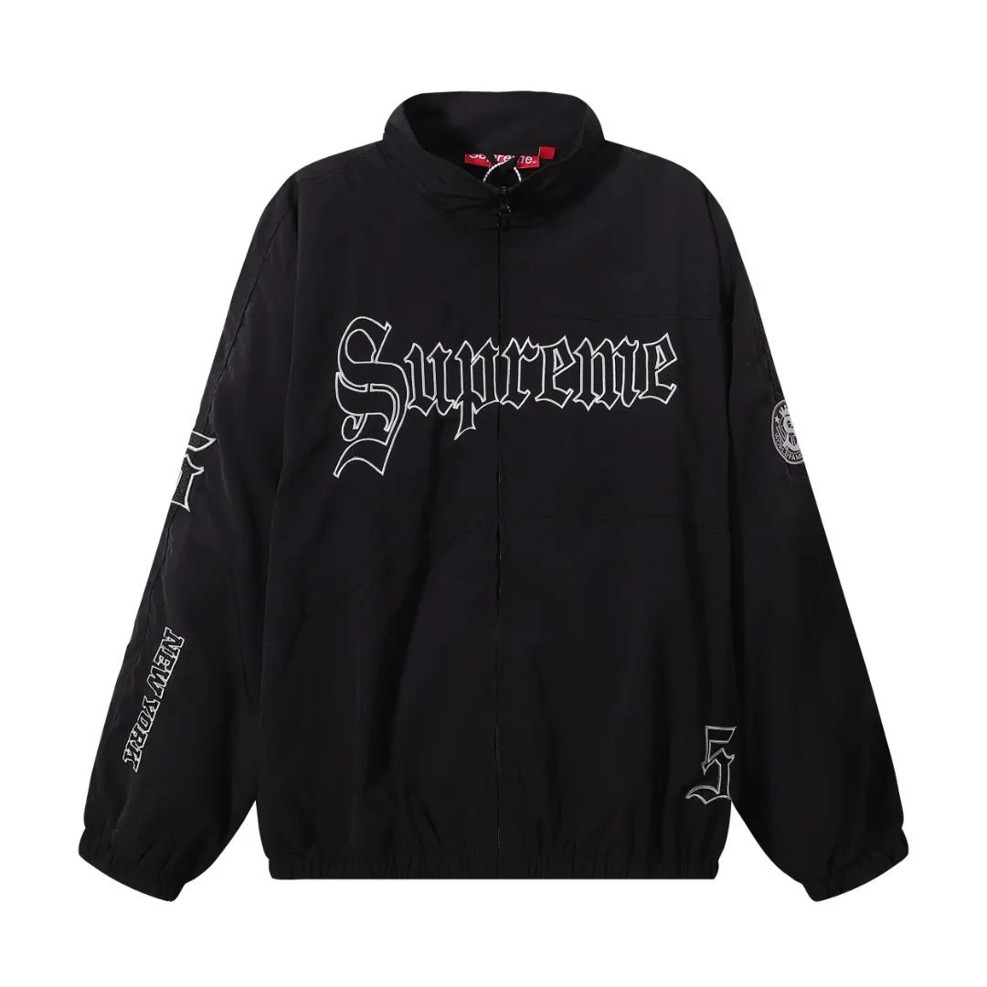 Supreme Old English Logo Track Jacket D12015902 — view 2