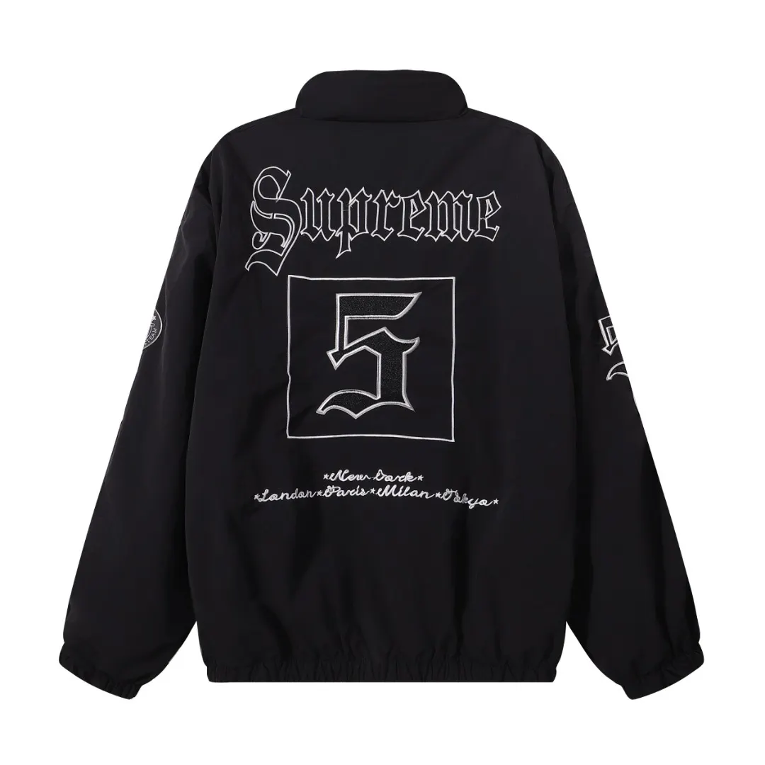 Supreme Old English Logo Track Jacket D12015902 — view 3