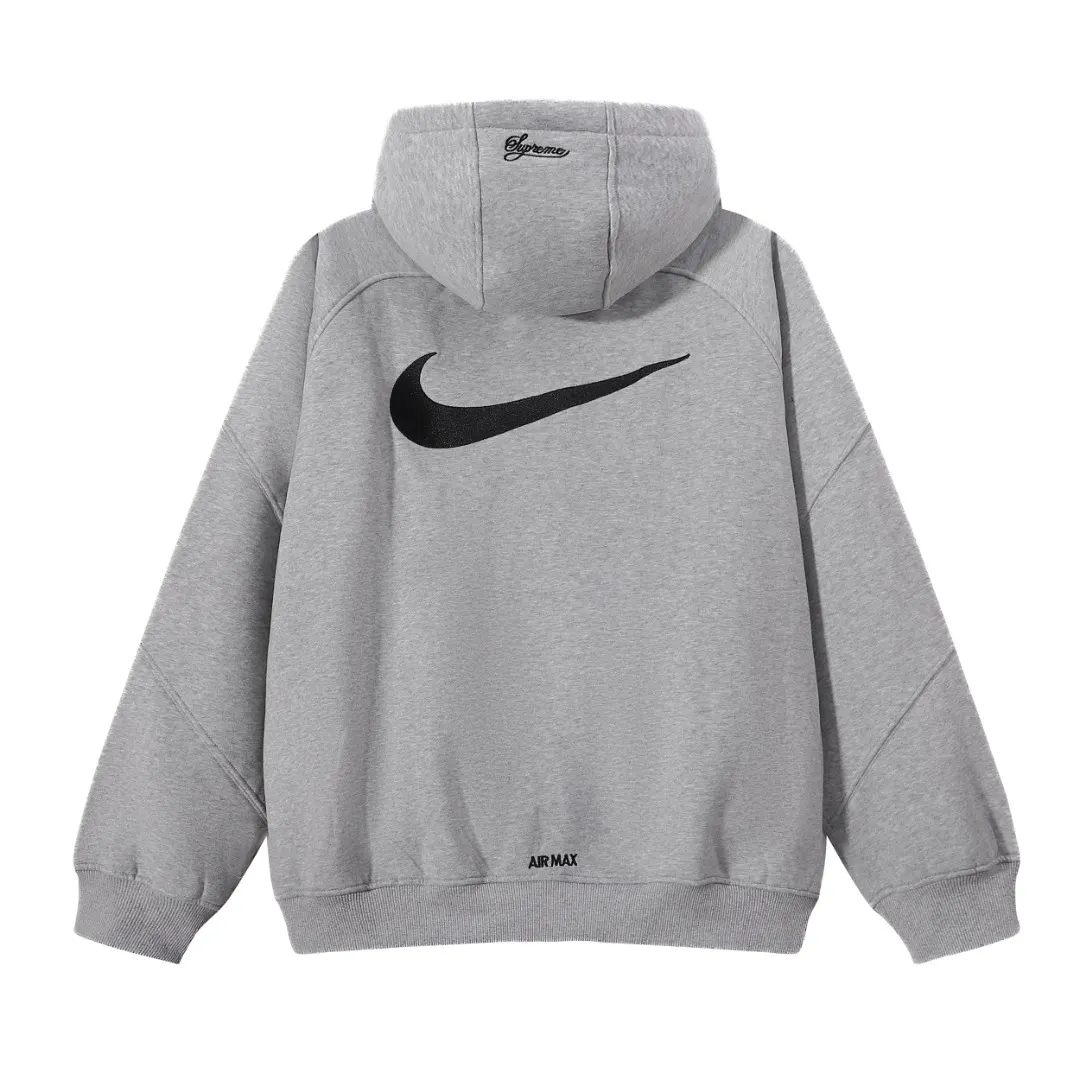 Logo-Embroidered Zip-Up Hoodie D9515894 — view 4