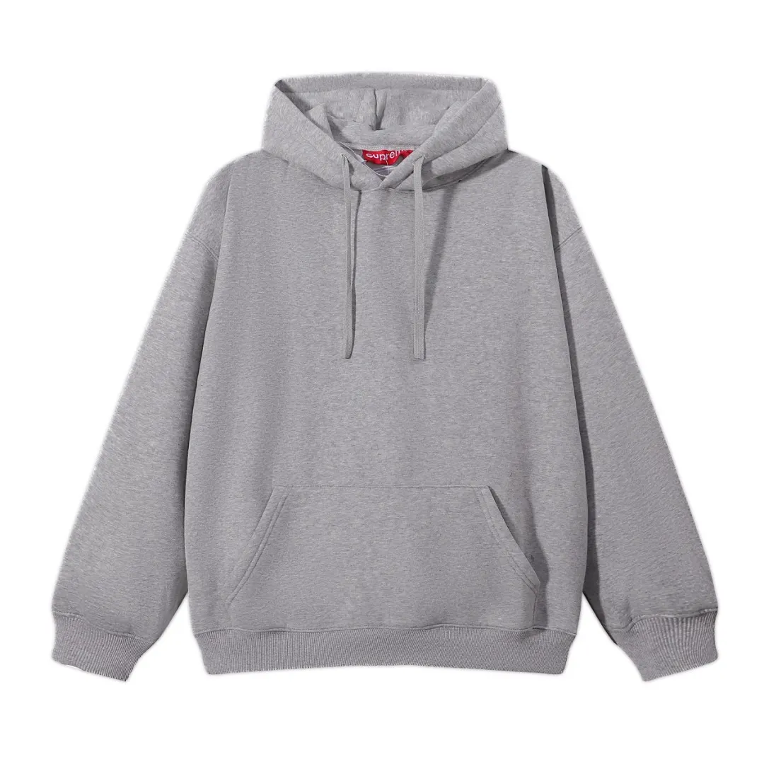 Embroidered Logo Cotton-Blend Hoodie D13012061 — view 3