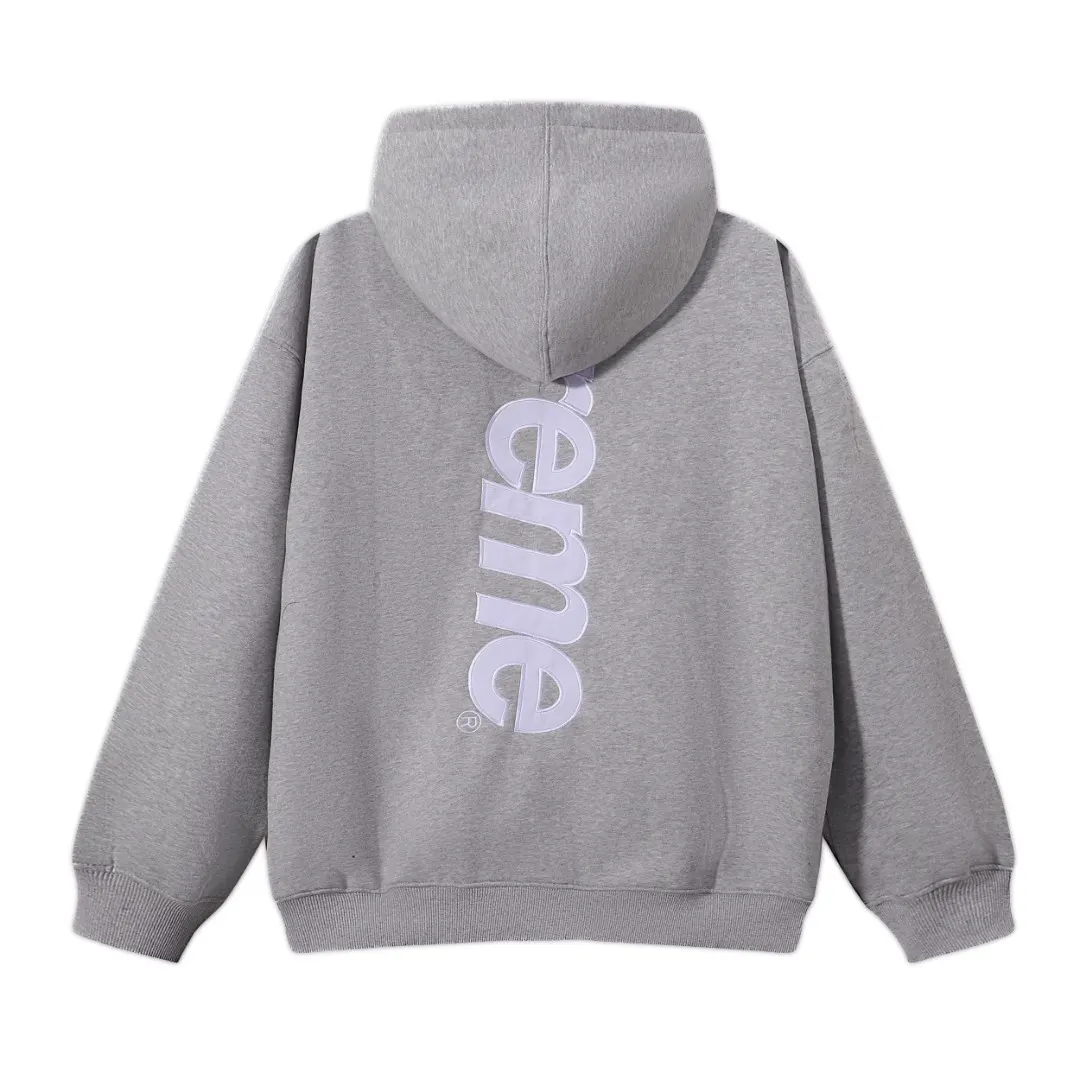 Embroidered Logo Cotton-Blend Hoodie D8015896 — view 4