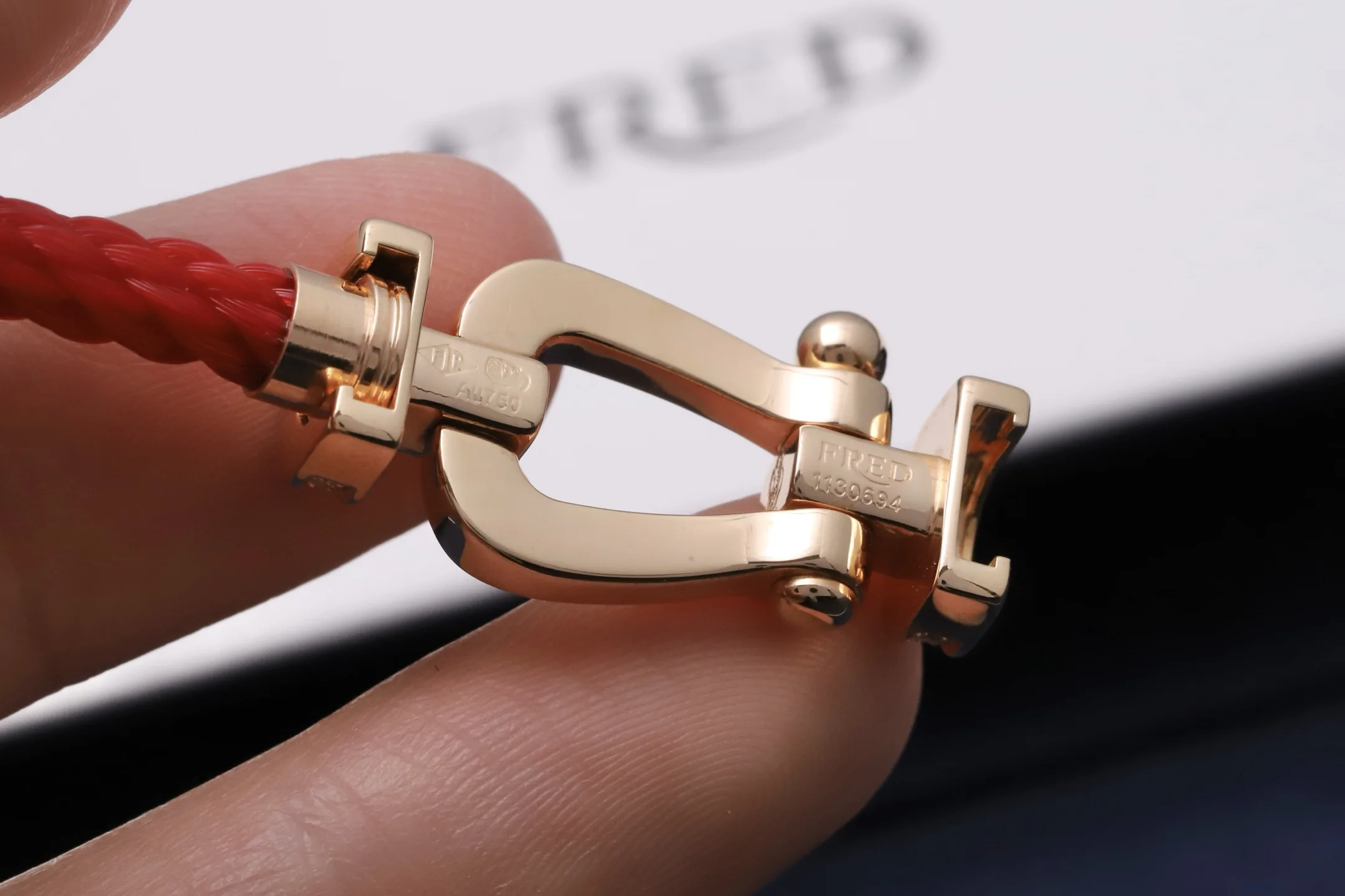 Force 10 Horseshoe Red Cord Bracelet D20017113 — view 7