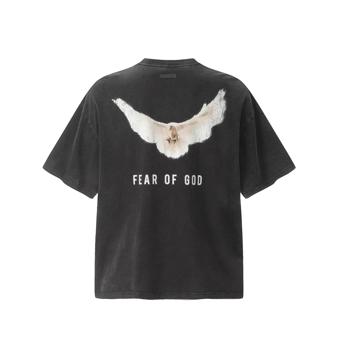 Essentials Dove Logo Oversized T-Shirt D8911940 — view 3