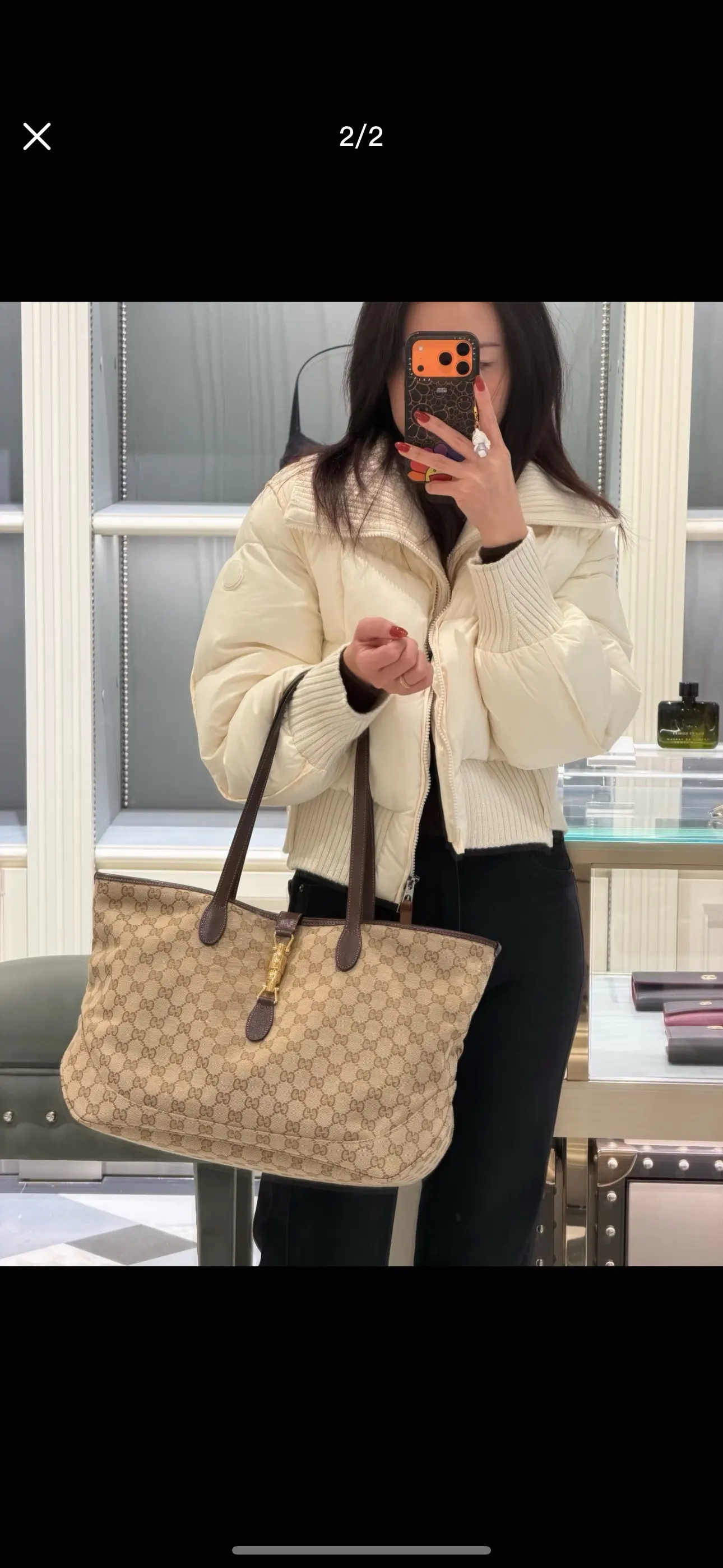 Gucci GG Canvas Jackie 1961 Tote Bag D26017834