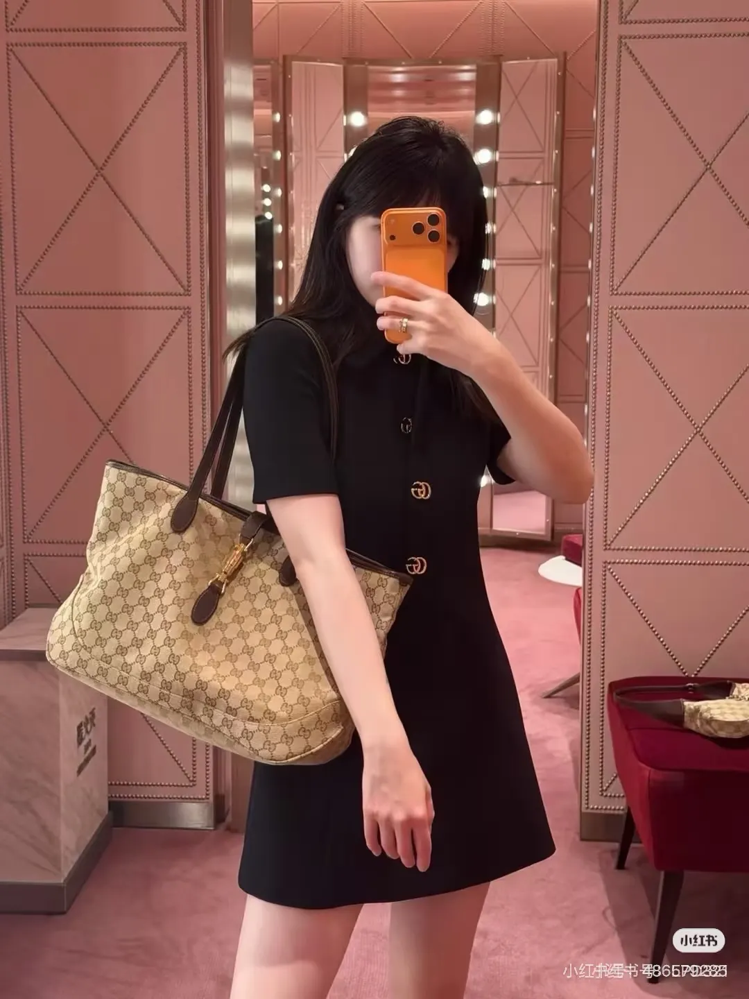 Gucci GG Canvas Jackie 1961 Tote Bag D26017834 — view 5