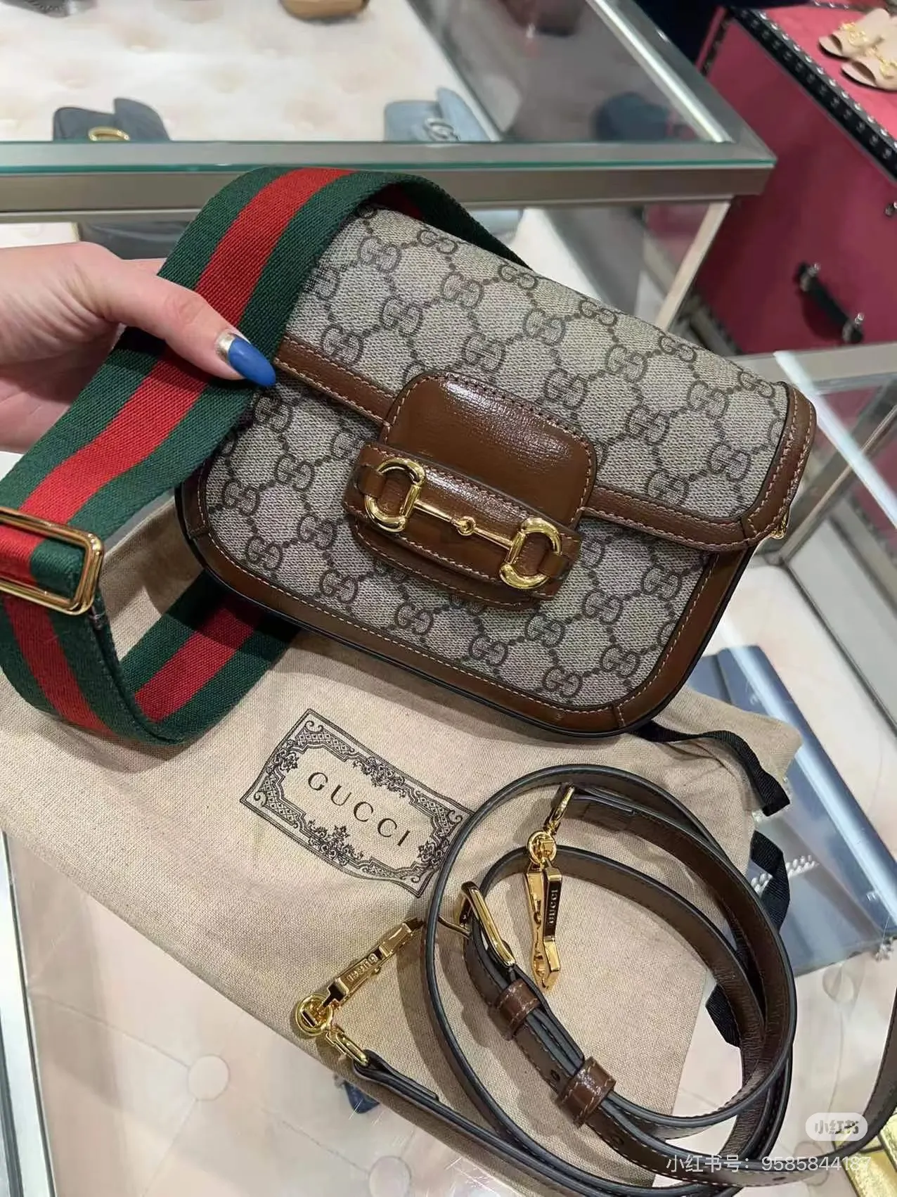 Gucci 1955 Horsebit Mini Shoulder Bag D32517977 — view 3