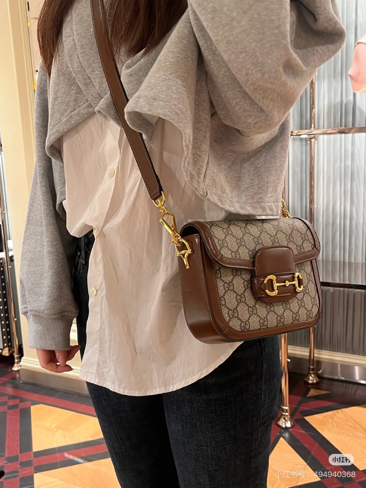 Gucci 1955 Horsebit Mini Shoulder Bag D32517977 — view 6