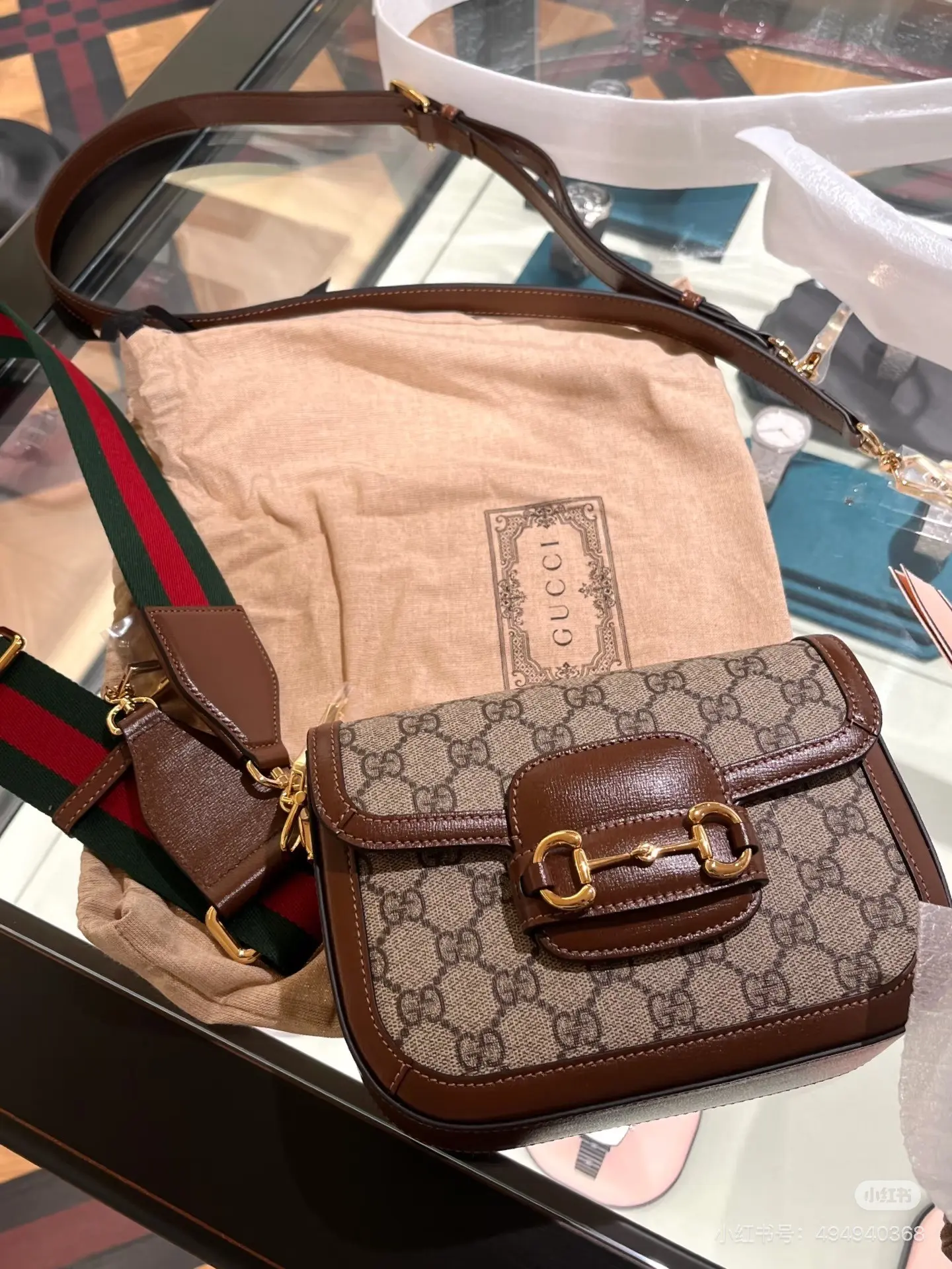 Gucci 1955 Horsebit Mini Shoulder Bag D32517977 — view 8