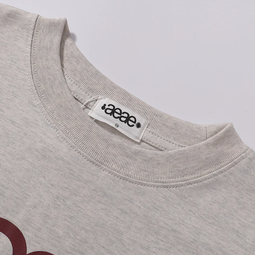 Aeae Logo Print Long-Sleeved T-Shirt D4816002 — view 7