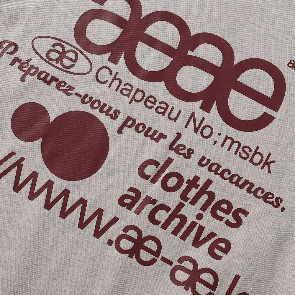 Aeae Logo Print Long-Sleeved T-Shirt D4816002 — view 8