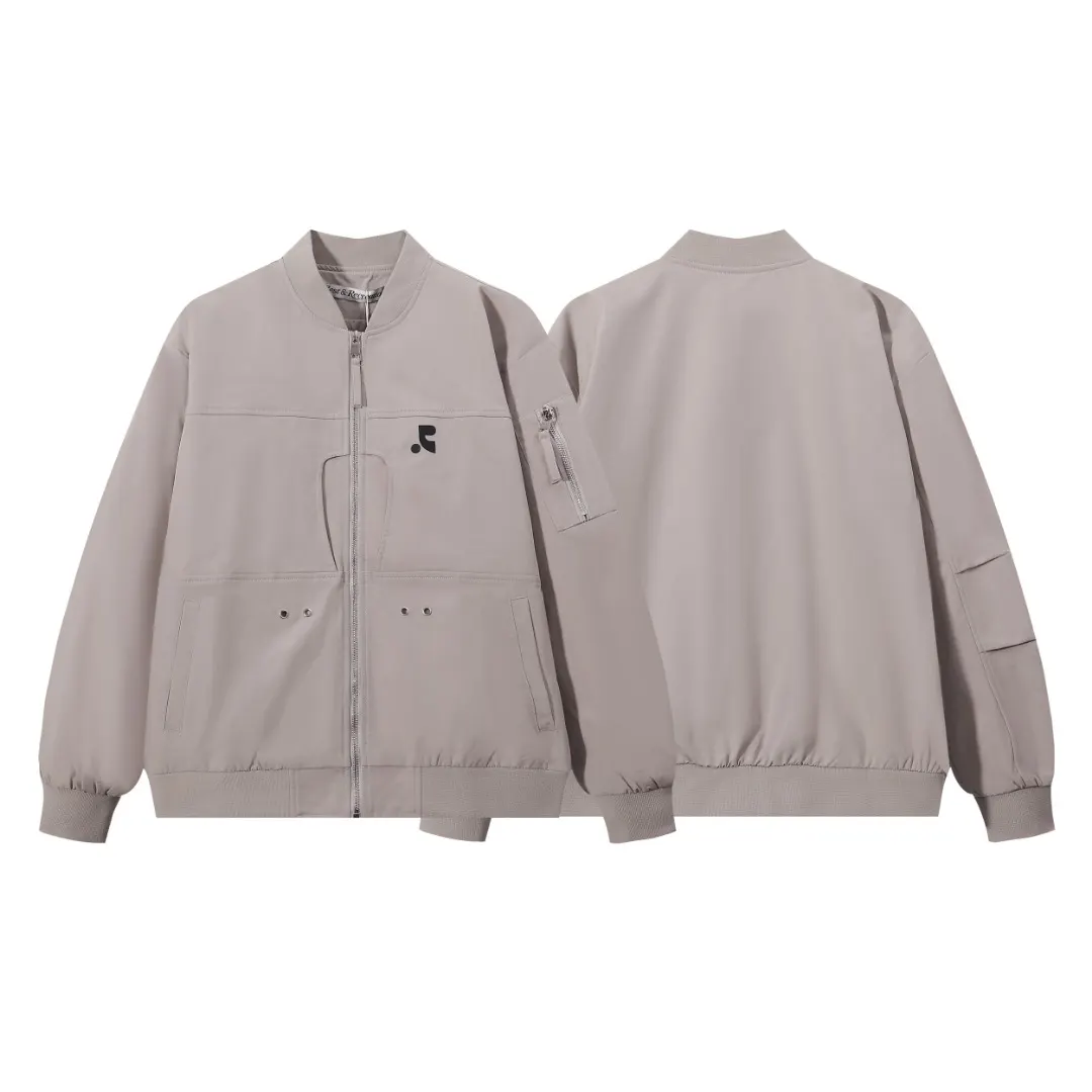 Logo-Embroidered Zip-Up Bomber Jacket D11816011