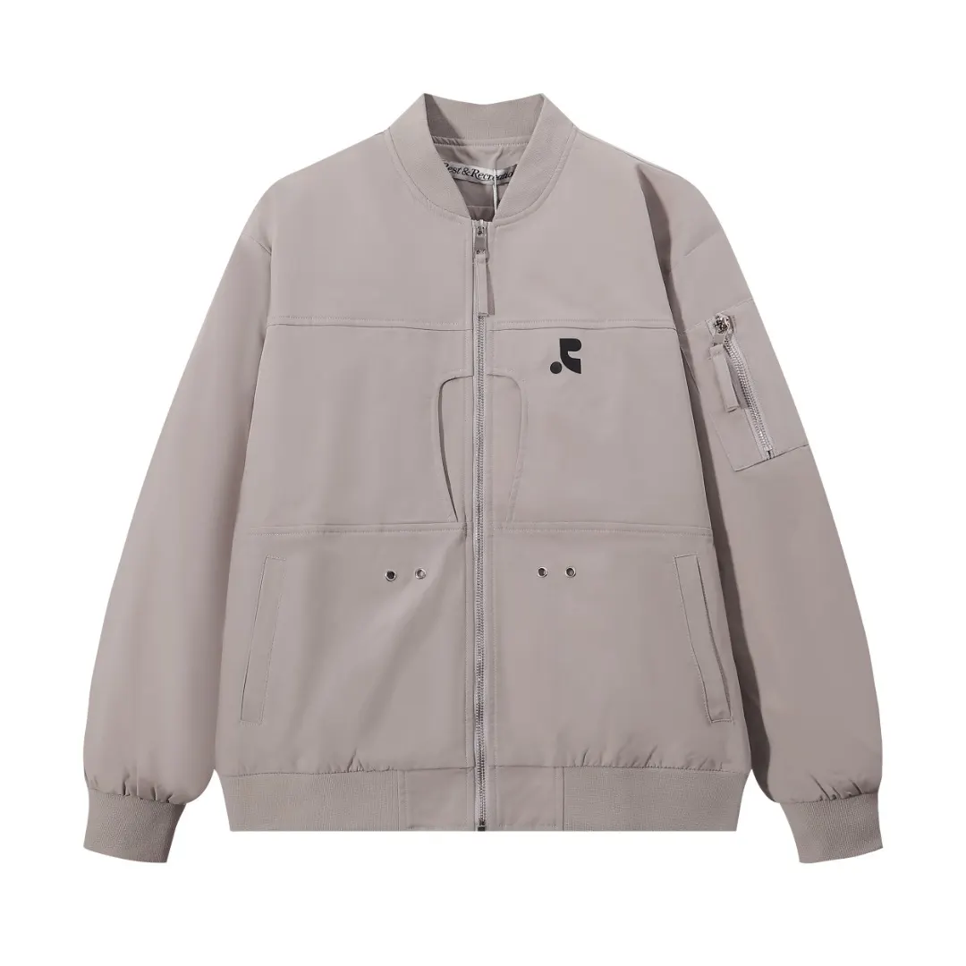 Logo-Embroidered Zip-Up Bomber Jacket D11816011 — view 2