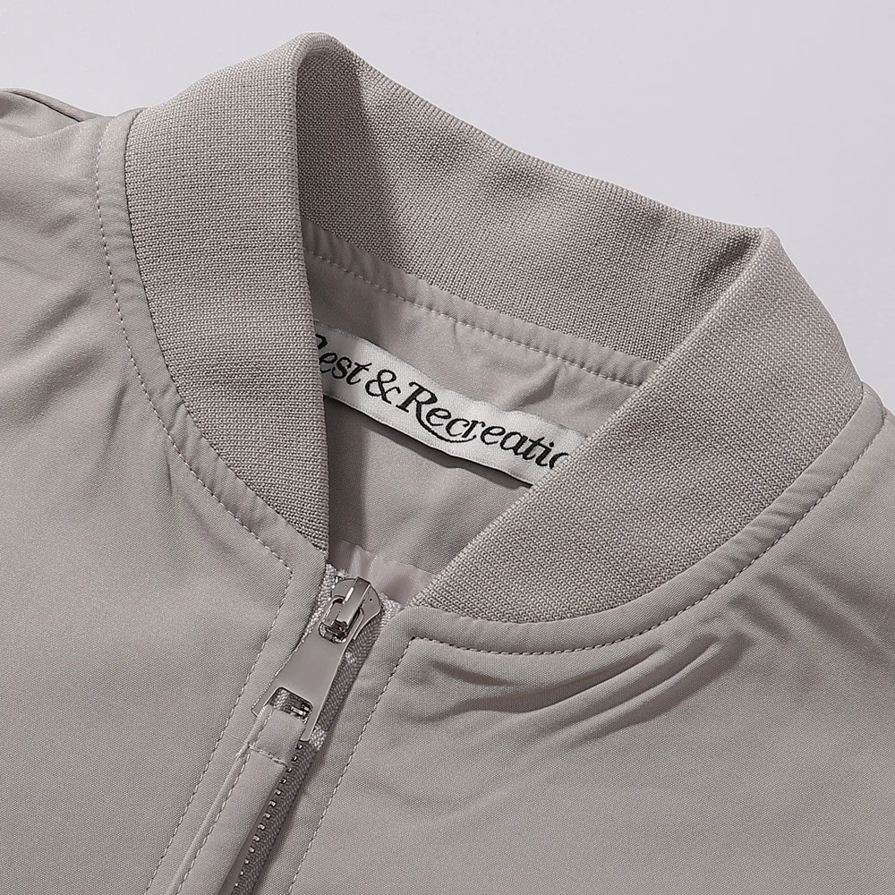 Logo-Embroidered Zip-Up Bomber Jacket D11816011 — view 4