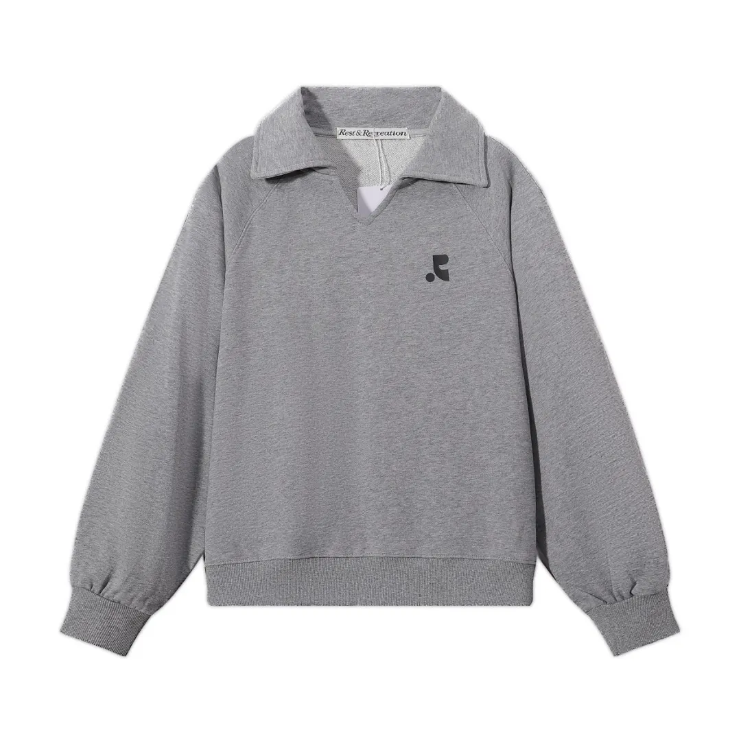 Logo-Embroidered Collared Sweatshirt D7516000 — view 2